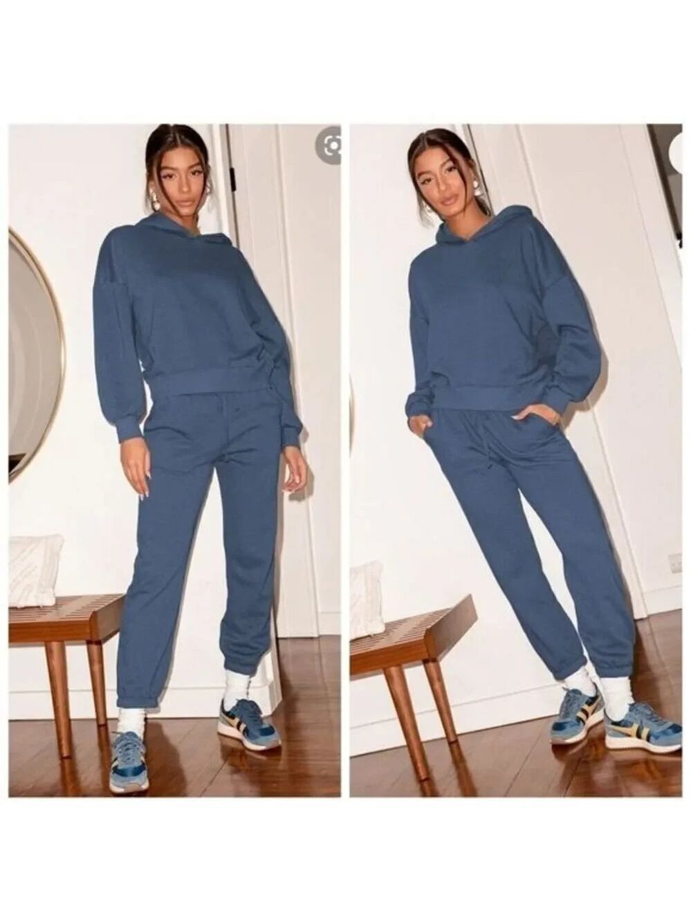 LULU'S BOAT HOUSE DENIM Blue Drawstring Joggers